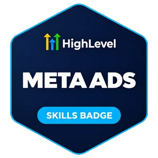 HighLevel Ad Manager (Meta Ads) skills badge