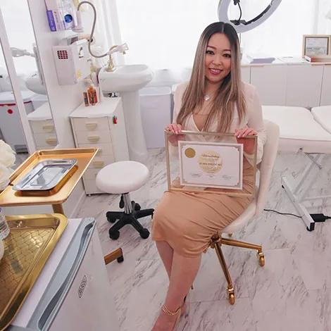 Fumie H., owner of FH Beauty Ink